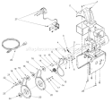 Page B Diagram and Parts List for 31AH763G401 2000 Yard Man Snow Blower
